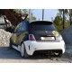  Tube inter. sans silencieux inox - Ø63.5m Ragazzon Abarth 500 / 595 (typ 312) 1.4TJET (99/118kW) 07/2008-