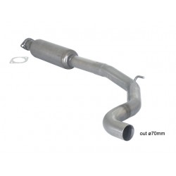 Silencieux inter. inox - Ø70mm Ragazzon Abarth Grande Punto 1.4 TJET (114kW) ø70mm 10/2007-