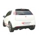 Silencieux arrière inox - 1 sortie ovale Sport Line 110 x 65mm Ragazzon Abarth Grande Punto 1.4 TJET (114kW) 10/2007-