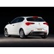 Silencieux arrière duplex inox g/d - - 2 sorties rondes 80mm décalées - Pour jupe arrière Cadamuro Ragazzon Alfa Romeo Giulietta(940) 1.6JTDm2 (77kW) 2010-