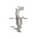 Catalyseur Gr.N tube suppression FAP Gr.N inoxRagazzon Alfa Romeo Giulietta(940) 2.0JTDm2 (103 / 125kW) 2010-2013