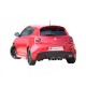 Silencieux arrière inox - 1 sortie ronde Sport Line centrale 2x90mm- Pour jupe arrière Cadamuro Ragazzon Alfa Romeo MiTo(955) 1.3 JTDm (66kW) 09/2008-