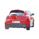 Silencieux arrière inox - 1 sortie ovale Sport Line 135x90mm Ragazzon Alfa Romeo MiTo(955) 1.4 (58kW) 09/2008-