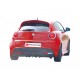 Silencieux arrière inox - 1 sortie ronde Sport Line centrale 2x90mm- Pour jupe arrière Cadamuro Ragazzon Alfa Romeo MiTo(955) 1.4 (58kW) 09/2008-