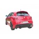 Silencieux arrière inox - 1 sortie ovale Sport Line 135x90mm Ragazzon Alfa Romeo MiTo(955) 1.4 TB (114kW) 09/2008-2011