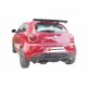 Silencieux arrière inox - 1 sortie ovale Sport Line 110 x 65mm Ragazzon Alfa Romeo MiTo(955) 1.4 TB (114kW) 09/2008-2011