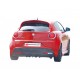 Silencieux arrière inox - 1 sortie ronde Sport Line centrale 2x90mm- Pour jupe arrière Cadamuro Ragazzon Alfa Romeo MiTo(955) 1.4 TB (114kW) 09/2008-2011