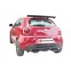Silencieux arrière inox - 1 sortie ronde Sport Line centrale 2x90mm- Pour jupe arrière Cadamuro Ragazzon Alfa Romeo MiTo(955) 1.4 TB (125kW) Multiair 2010-