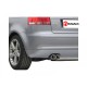 Silencieux arrière duplex inox g/d - 1 sortie ronde 102mm Ragazzon Audi A3 (typ 8P) 2003-2013 A3 1.6i (75kW) - 1.6 FSI (85kW) - 2.0 FSI (110kW) 05/2003-