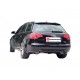 Silencieux arrière duplex inox g/d - 2 sorties rondes 80mm décalées- Pour jupe arrière Rieger Ragazzon Audi A4 (typ 8E) 2001-2007 2.0TFSI Quattro (147kW) Restyling 11/2004 - 11/2007