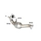 Catalyseur Gr.N tube suppression FAP Gr.N inox - mot.CAP / CCW (2967cc) Version CourteRagazzon Audi A5 (typ 8T) 2007- Coupè 2.7TDi V6 (140kW) 03/2007-2011