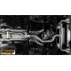 Silencieux arrière duplex inox g/d - 2 sorties rondes Sport Line 80mm décalées - valve Ø70mm Ragazzon Audi S1(8X) Sportback 2.0TFSI Quattro (170kW) ø70mm 2014-