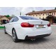 Silencieux arrière duplex inox g/d - sortie ronde 80mm Ragazzon BMW Série4 F32-F33-F36 F32(Coupè) 420D - xD (135kW) 2013-2015