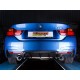 Silencieux arrière inox - 2 sorties rondes 80mm décalées Ragazzon BMW Série4 F32-F33-F36 F32(Coupè) 428i (N20 180kW) 2013-2016