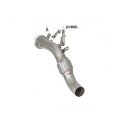 Tube décata. tube suppression FAP Gr.N inox - mot.N57 (2993cc)Ragazzon BMW Série5 F10-F11 F10(Sedan) 530d (180kW) 2010-2011