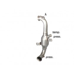 Catalyseur Gr.N tube suppression FAP Gr.N inox - mot.9HR (1560cc)Ragazzon Citroen C3 2009- 1.6HDi - 1.6eHDi (68kW) 11/2009-