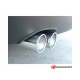 Silencieux arrière inox - 1 sortie ovale Sport Line 135x90mm Ragazzon Fiat Bravo II (typ198) 1.6 Multijet Sport (77/88kW) 2008-