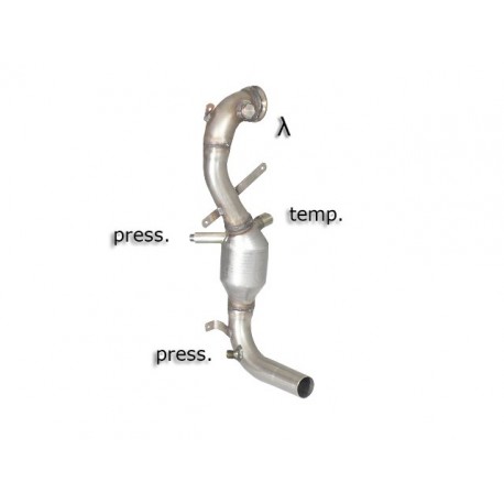 Catalyseur Gr.N tube suppression FAP Gr.N inoxRagazzon Fiat Panda II (typ169) 1.3 Multijet (55kW) 4x4 Euro5 10/2010-2012