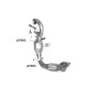 Catalyseur Gr.N tube suppression FAP Gr.N inox Ragazzon Ford C-Max 2 2010- 1.6TDci (85kW) 10/2010-2015