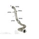 Tube décata. tube suppression FAP Gr.N inox - mot. 2198cc Euro5Ragazzon Land Rover Defender 2012- 2.2TD4 (90kW) 2012-