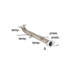 Tube suppression 2ème cat. tube suppression FAP Gr.N inox (mot. RF - 1998cc)Ragazzon Mazda 5 2.0CD DPF (105kW) 2005-2009