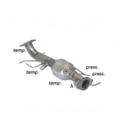 Catalyseur Gr.N pour suppression 2ème cat. tube suppression FAP Gr.N inox (mot. RF7J - 1998cc)Ragazzon Mazda 5 2.0CD DPF (105kW) 2005-2009