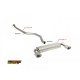 Silencieux arrière duplex inox g/d - 1 sortie ovale Sport Line 135x90mm - Ø70mm Ragazzon Mercedes Classe A (W176) A250 (155kW) 2012-