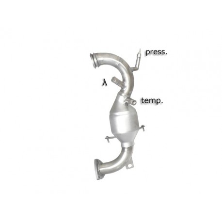 Catalyseur Gr.N tube suppression FAP Gr.N inox - mot.A20DTH (1956cc) Euro5Ragazzon Opel Astra J 2.0CDti (118kW) Sports Tourer 2009-2012