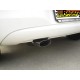 Silencieux arrière inox - 1 sortie ovale Sport Line 110x65mm  Ragazzon Opel Corsa E 1.2 (51kW) 11/2014-
