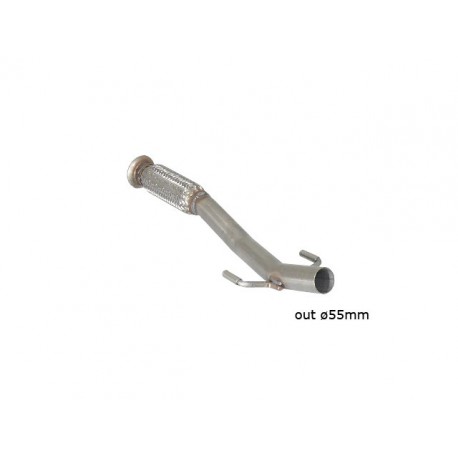 Tube antérieur inox - flexible Ragazzon Peugeot 207 RC 1.6 16V THP (128Kw/174ch) 2007-