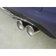 Silencieux arrière inox - 2 sorties rondes 80mm décalées Ragazzon Peugeot 208 1.6GTi (147kW) 2013-2015