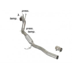 Tube décata. tube suppression FAP Gr.N inox - mot.CEGA (1968cc) 2009-2012Ragazzon Seat Leon II (1P) 1.6TDi (77kW) 06/2009-2013