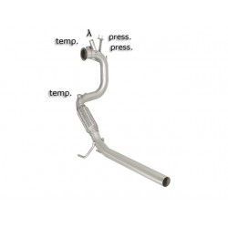 Tube décata. tube suppression FAP Gr.N inox - mot.CAYB (1598cc) Euro5Ragazzon Skoda Fabia (5J) 2007-2014 1.6TDi (55/66/77kW) 2010-2014