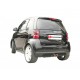 Silencieux arrière inox - 2 sorties rondes Sport Line centrales 80mm Cata sport homologué Ragazzon Smart Fortwo (typ451) 2007-2014 999cc Brabus (Coupè/Cabrio) 72kW 2007-12/2010