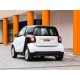 Silencieux arrière inox - 2 sorties rondes centrales 70mm   Ragazzon Smart Fortwo (typ453) 2014- 1.0 (45kW) 2015-