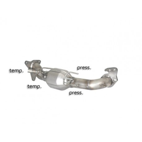 Catalyseur Gr.N tube suppression FAP Gr.N inoxRagazzon Subaru Forester III (typ SH) 2.0D (108kW) 04/2008-