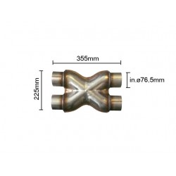 Compensateur - diamètre 76 mm Ragazzon Universel Compensateurs Compensatore