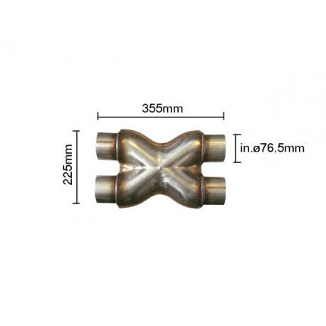 Compensateur - diamètre 76 mm Ragazzon Universel Compensateurs Compensatore