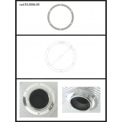 Protection esthétique inox ronde fermée pour sortie ronde 102mm Ragazzon Universel Protections Estètiques View All