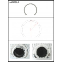 Protection esthétique inox ronde ouverte pour sortie ronde 102mm Ragazzon Universel Protections Estètiques View All