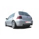 Silencieux arrière inox - 2 sorties rondes 80mm Ragazzon Volkswagen Golf IV 1.9TDI (66/74/81/85/96/110kW) 1998-