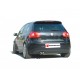 Silencieux arrière inox - 2 sorties rondes centrales 90mm- Pour pare-chocs mod. R32 Ragazzon Volkswagen Golf V 2.0 Turbo FSI GTI (147/169kW) 11/2003-