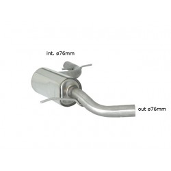 Silencieux inter. inox - - Ø76mm Ragazzon Volkswagen Golf VI 2.0 GTI TSI (155kW) ø76mm 2009-