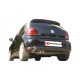 Silencieux arrière inox - 1 sortie ovale Sport Line 135 x 90mm Ragazzon Volkswagen Polo 6R 1.4TSI GTI (132kW) 09/2009-