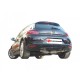 Silencieux arrière duplex inox g/d - 1 sortie ovale Sport Line 135x90mm Ragazzon Volkswagen Scirocco(13) 2.0TDi DPF (103kW) 2008-2014