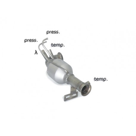 Catalyseur Gr.N tube suppression FAP Gr.N inox Ragazzon Volkswagen T5 Caravelle / Multivan (typ 7H) 2.5TDi DPF (96kW) 2004-