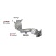 Catalyseur Gr.N pour replacement FAPRagazzon Volkswagen Touareg(typ 7L) 2.5TDi R5 DPF (128kW) 2007-05/2010