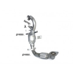 Catalyseur Gr.N tube suppression FAP Gr.N inox Ragazzon Volvo C30 (typ M) 1.6TD (84kW) 2010-2012