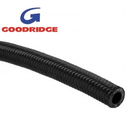 Durite tressée/renforcée inox noir GOODRIDGE AERO série 210 DASH 4 / AN 4