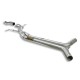 Tube central + pattes de fixation Supersprint Audi A4 Allroad 2.0 TDI (143ch-170ch) 2009-2011